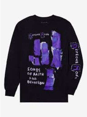 Depeche Mode album Songs of Faith and Devotion Long Sleeve T-Shirt Size Medium